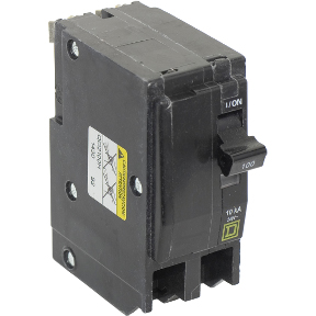 Schneider Electric Thermal Magnetic Circuit Breaker; 2-Pole; 100A; 240VAC; Lever; Box Lug Terminal; UL 489